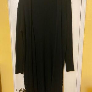 Black Long Sleeve Knit Dress - Classic Women's Style